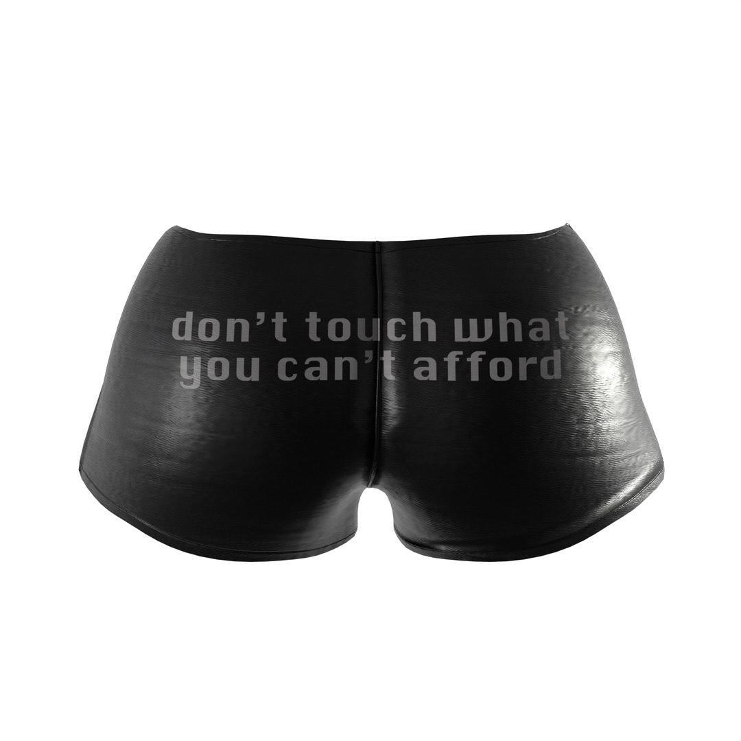 DON'T TOUCH MINI SHORTS