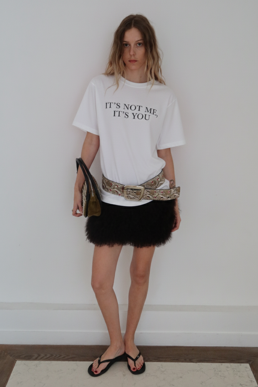 IT'S NOT ME TEE - WHITE