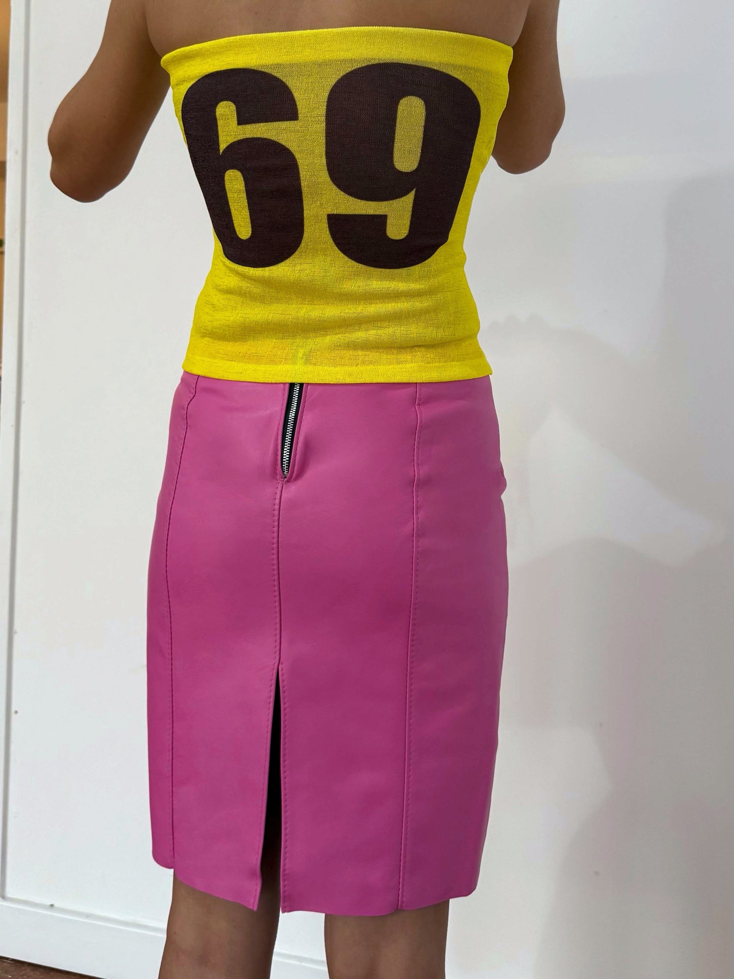 69 YELLOW TUBE TOP