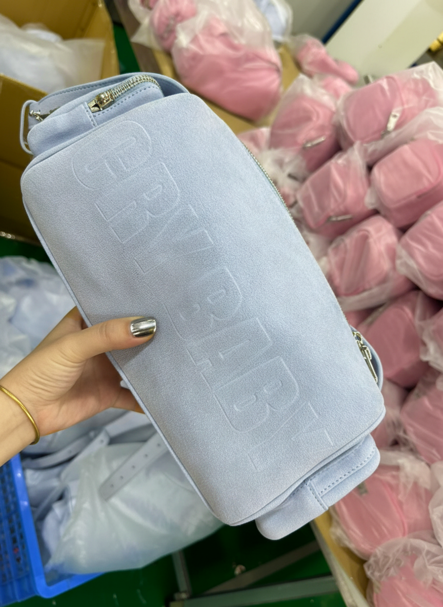 CRY BABY SUEDE BAG BLUE