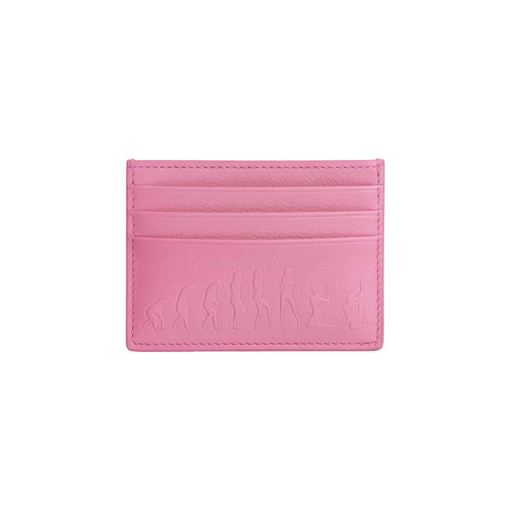 EVOLUTION OF WOMAN CARDHOLDER PINK