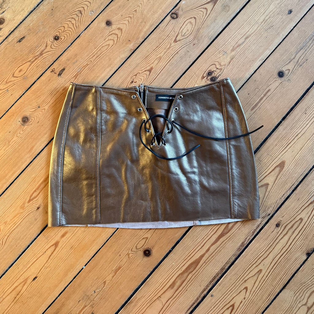 METALLIC GOLD EYELET MINI