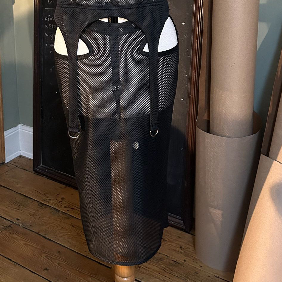 AIRTEX CUT OUT MIDI SKIRT