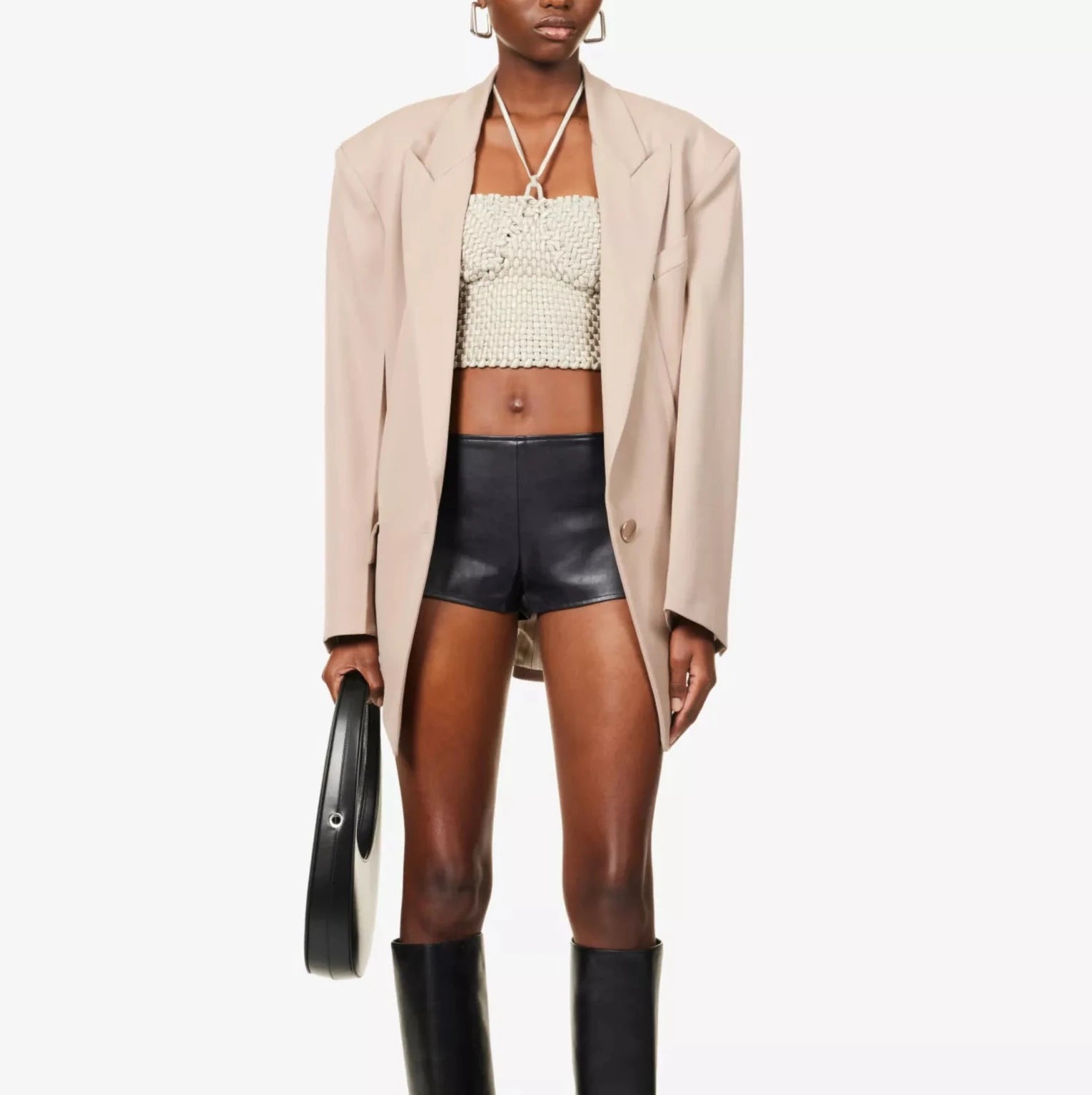 BLACK MINI SHORT