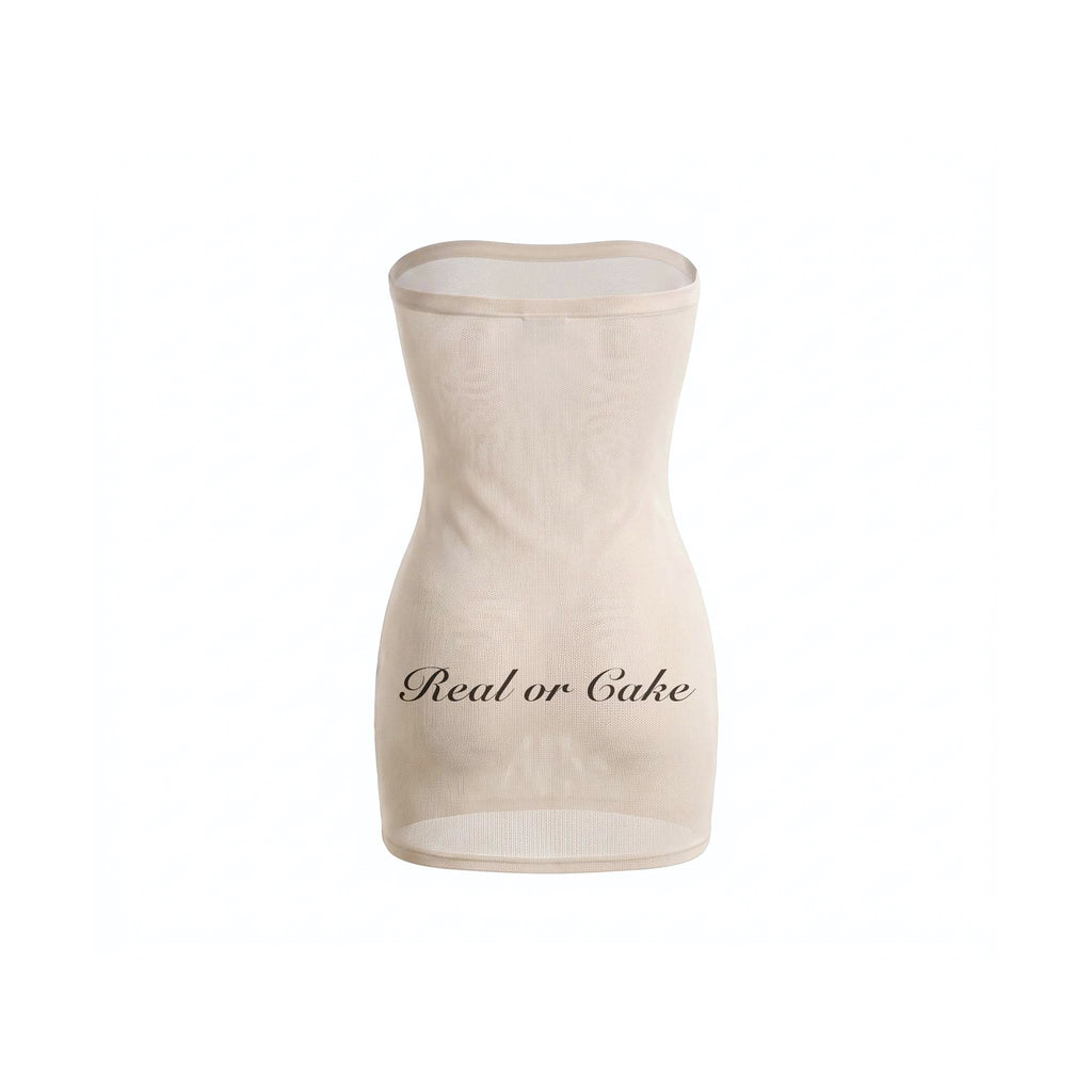 REAL OR CAKE MINI TUBE DRESS