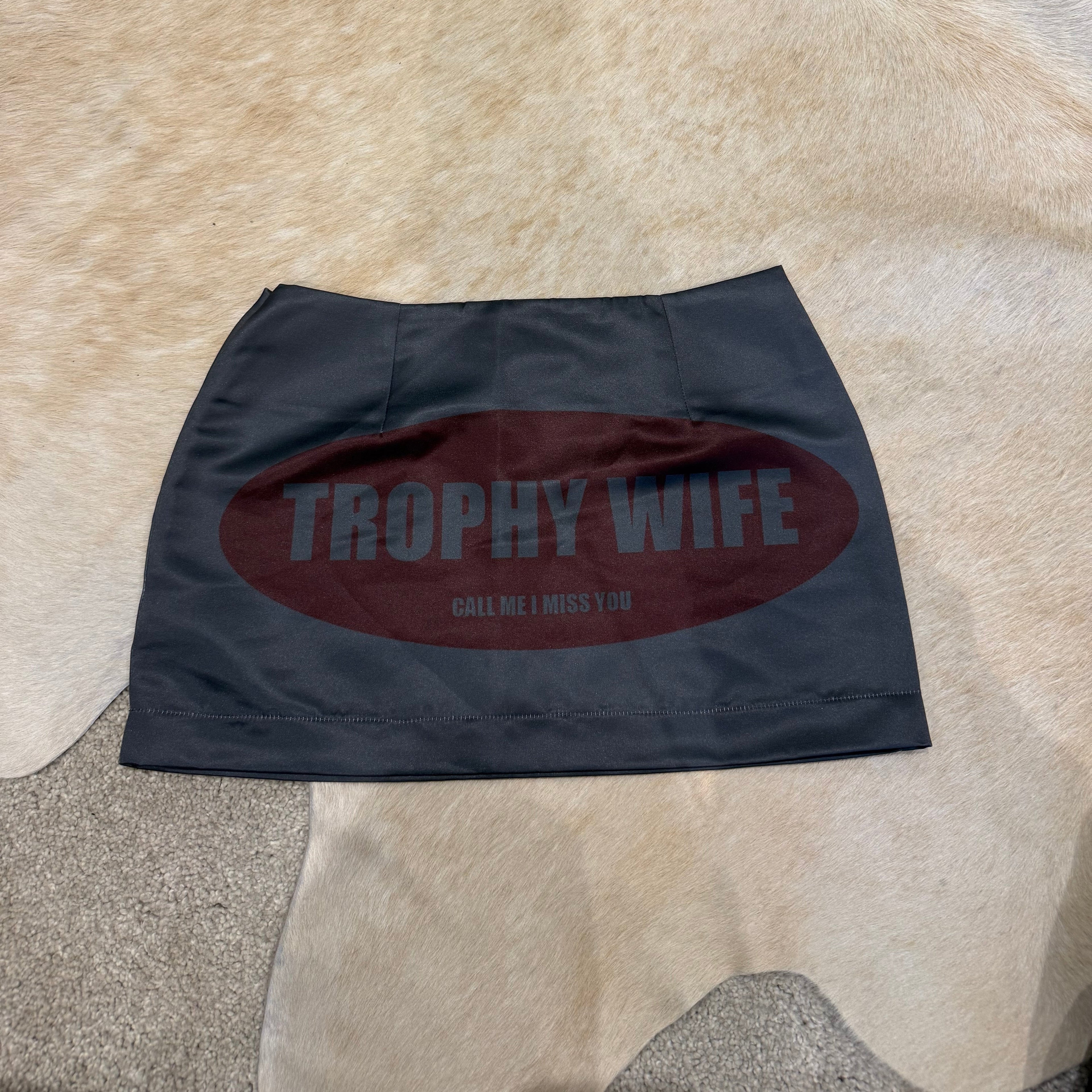 TROPHY WIFE MINI SKIRT