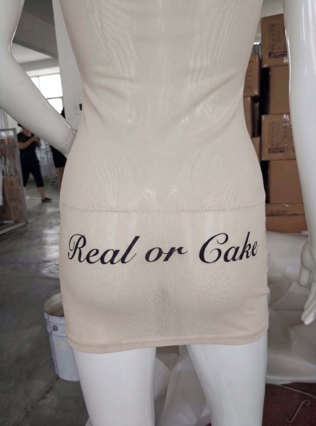 REAL OR CAKE MINI TUBE DRESS
