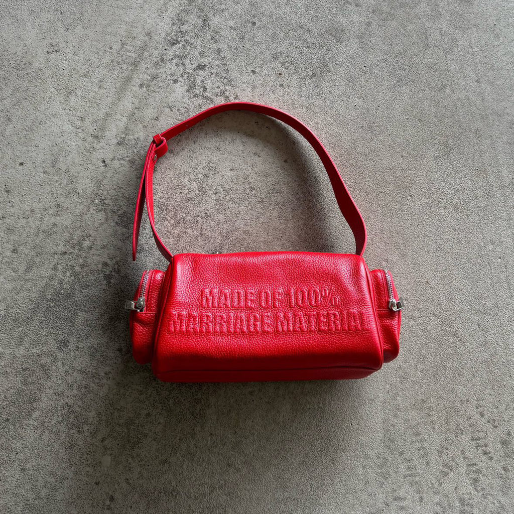 MARRIAGE MATERIAL LEATHER BAG