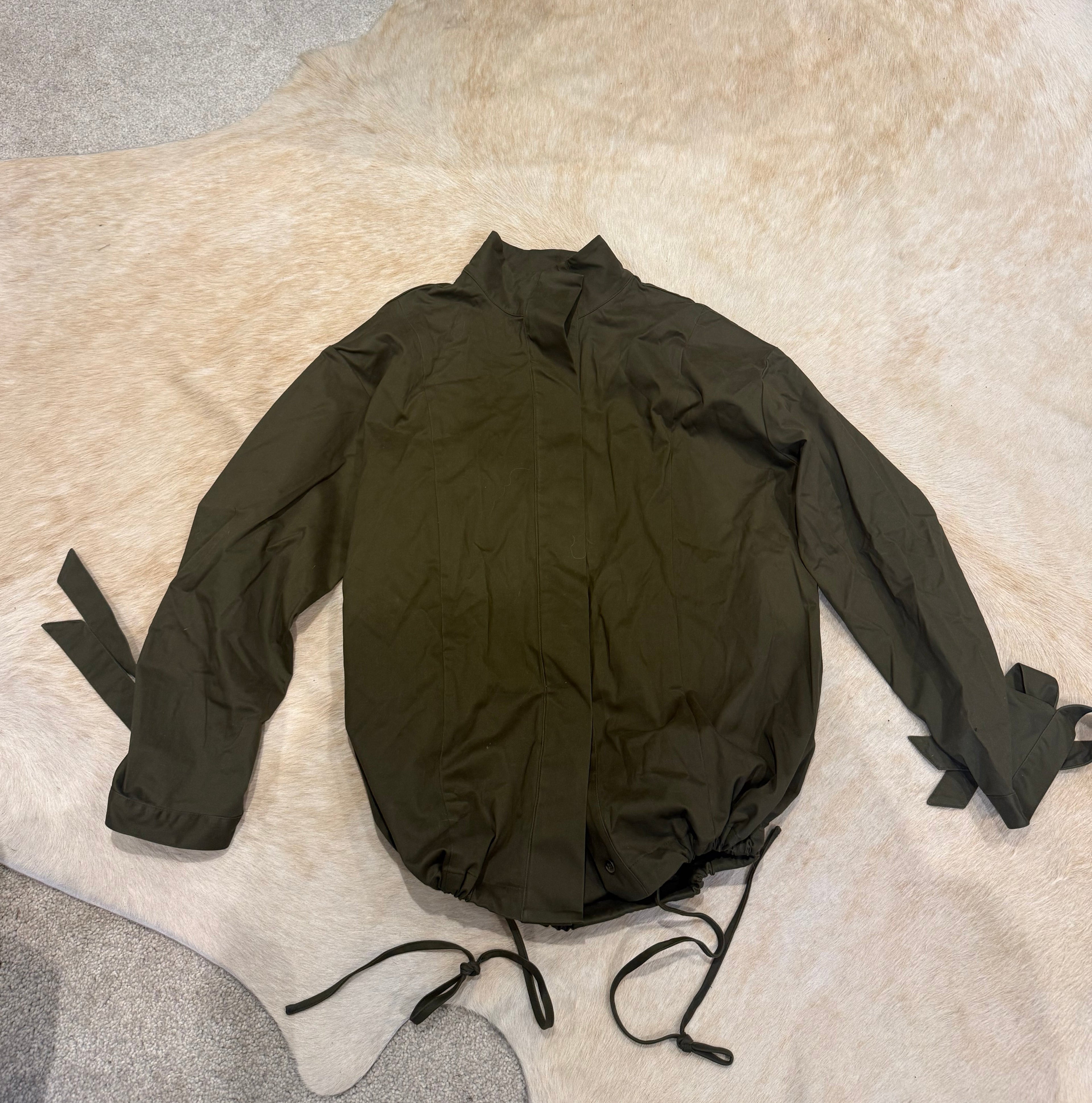 KHAKI FUNNEL SHIRT