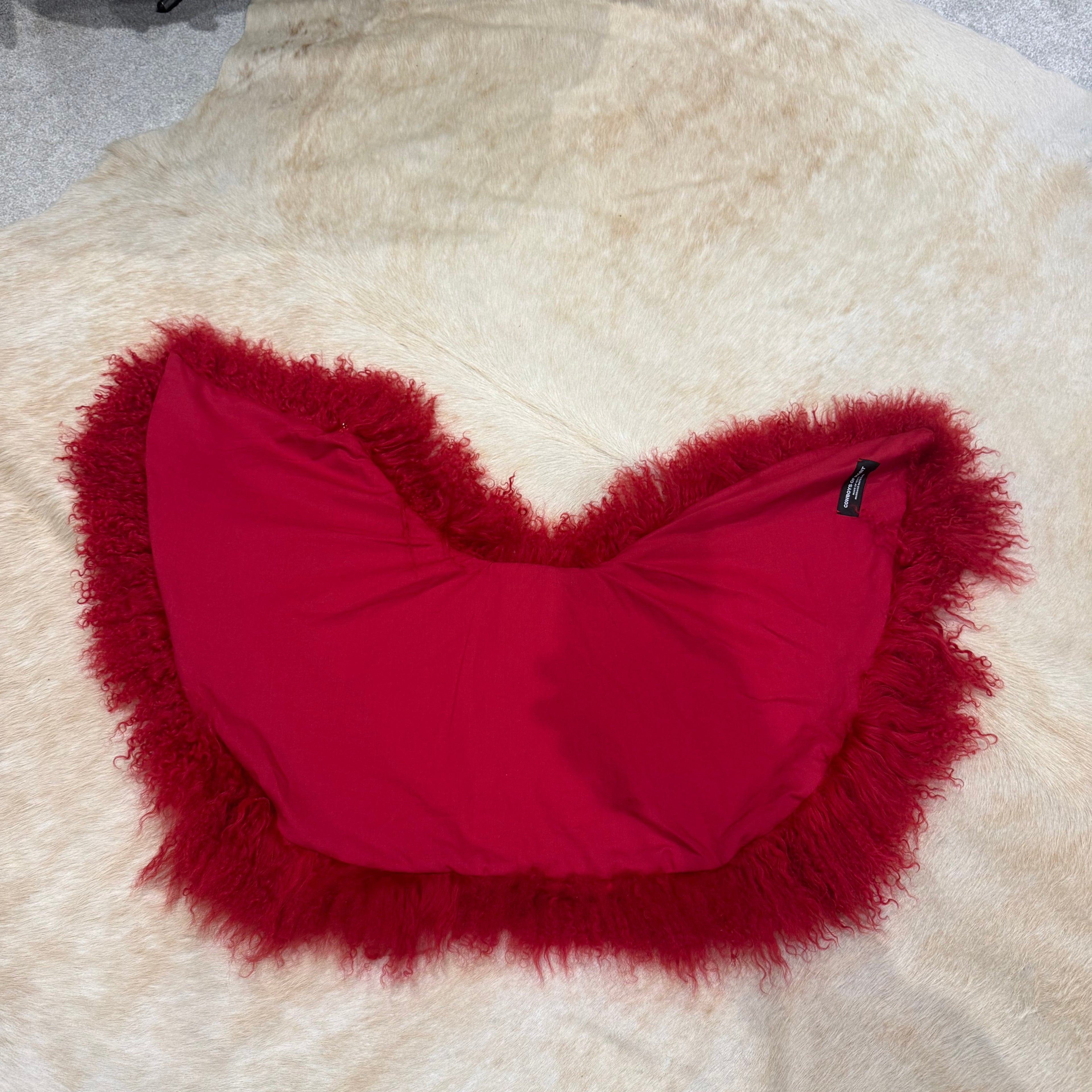 SHEARLING CAPE
