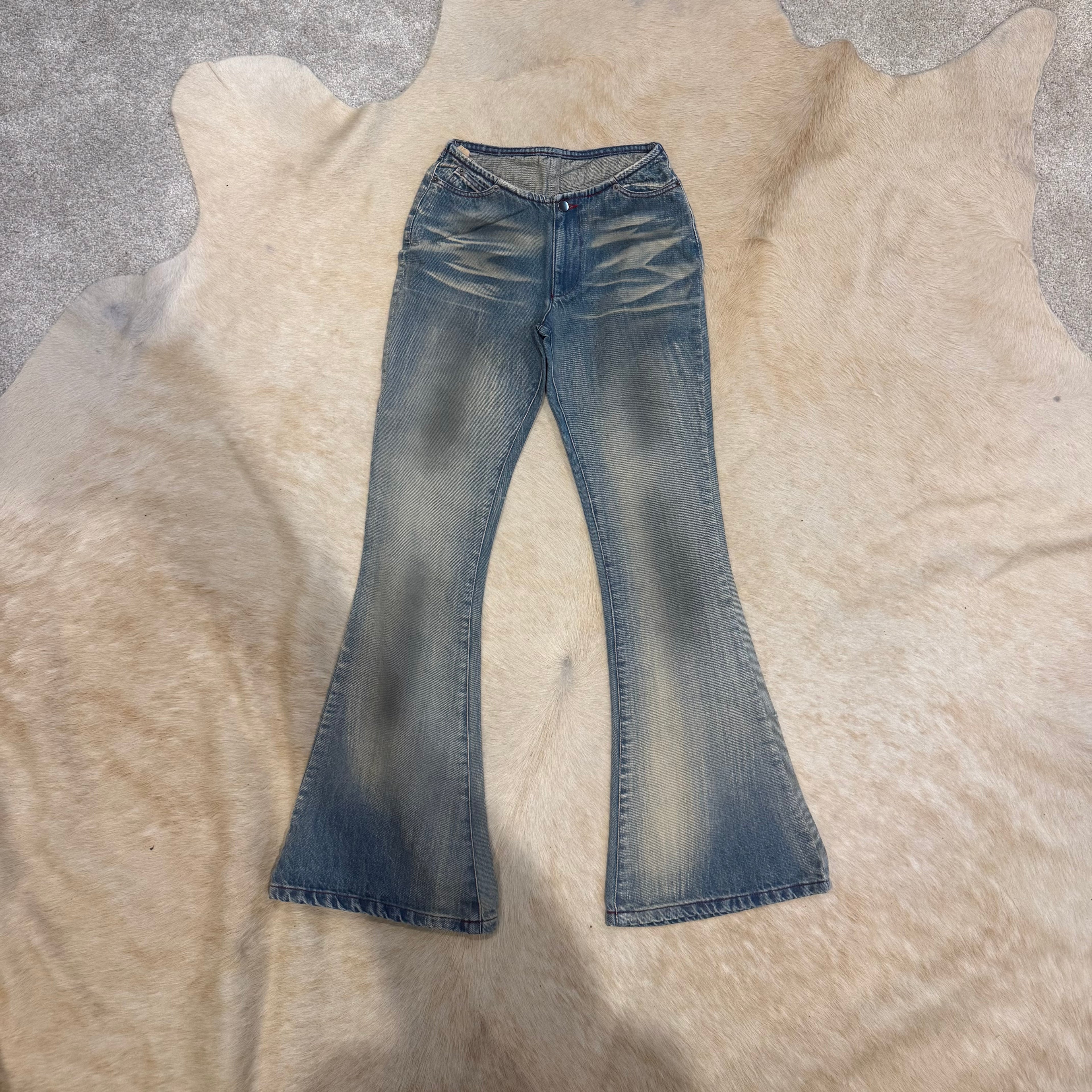 WASHED DENIM PANT