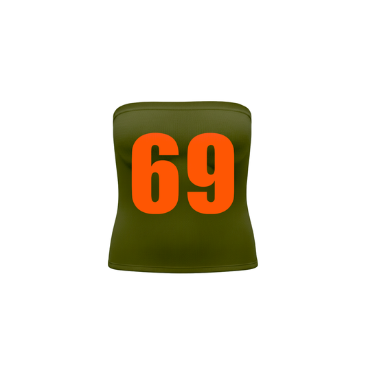 69 KHAKI TUBE TOP