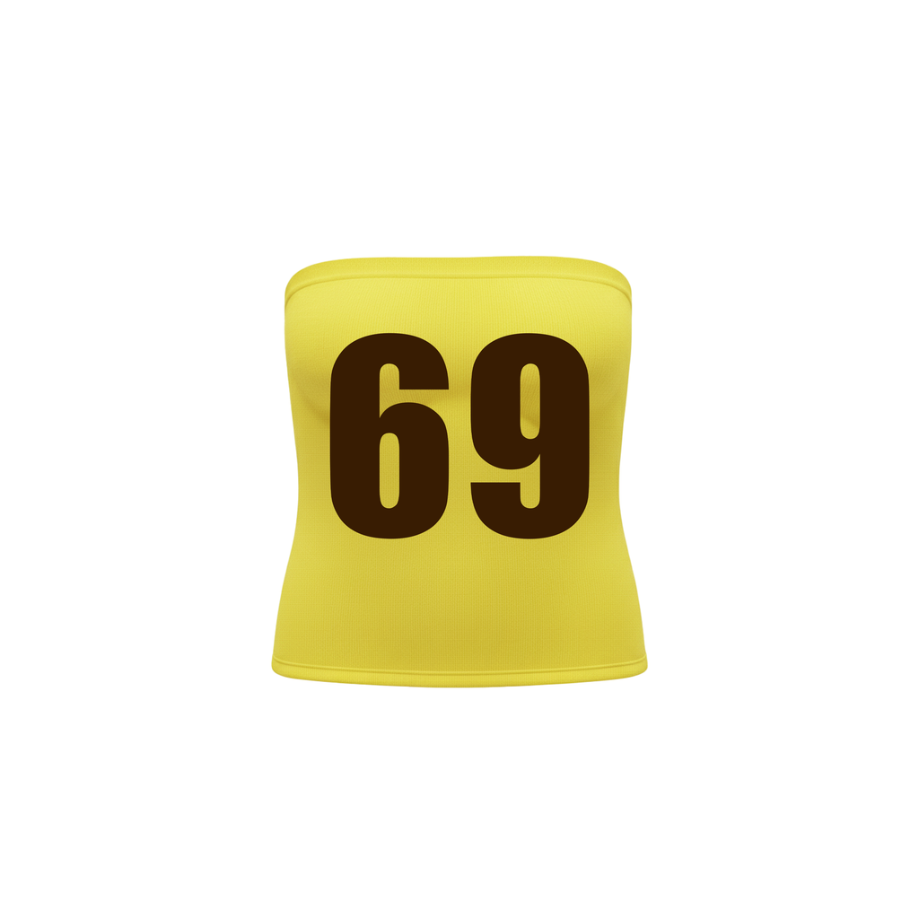 69 YELLOW TUBE TOP
