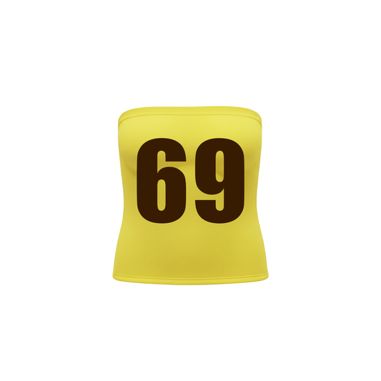 69 YELLOW TUBE TOP
