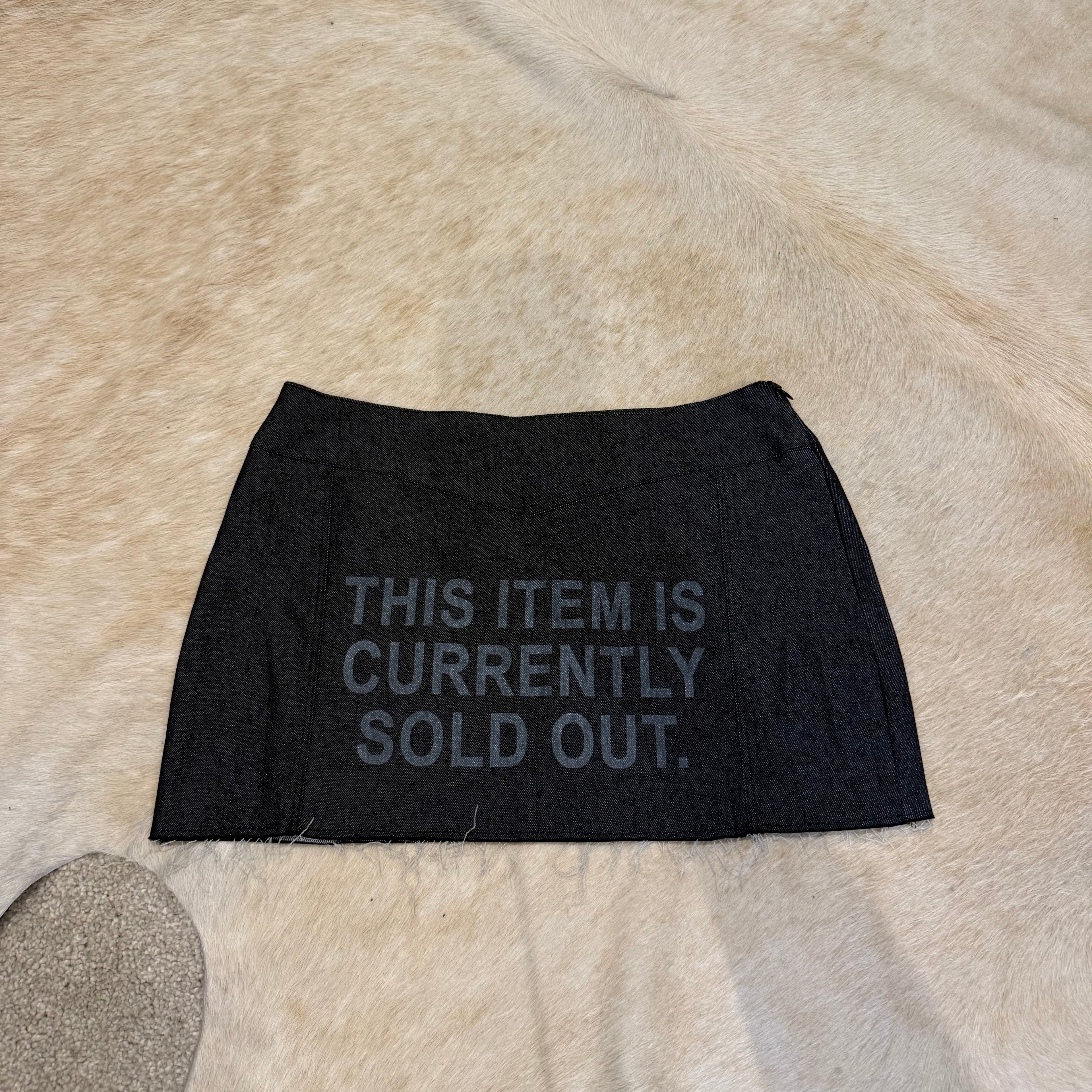 SOLD OUT MINI SKIRT