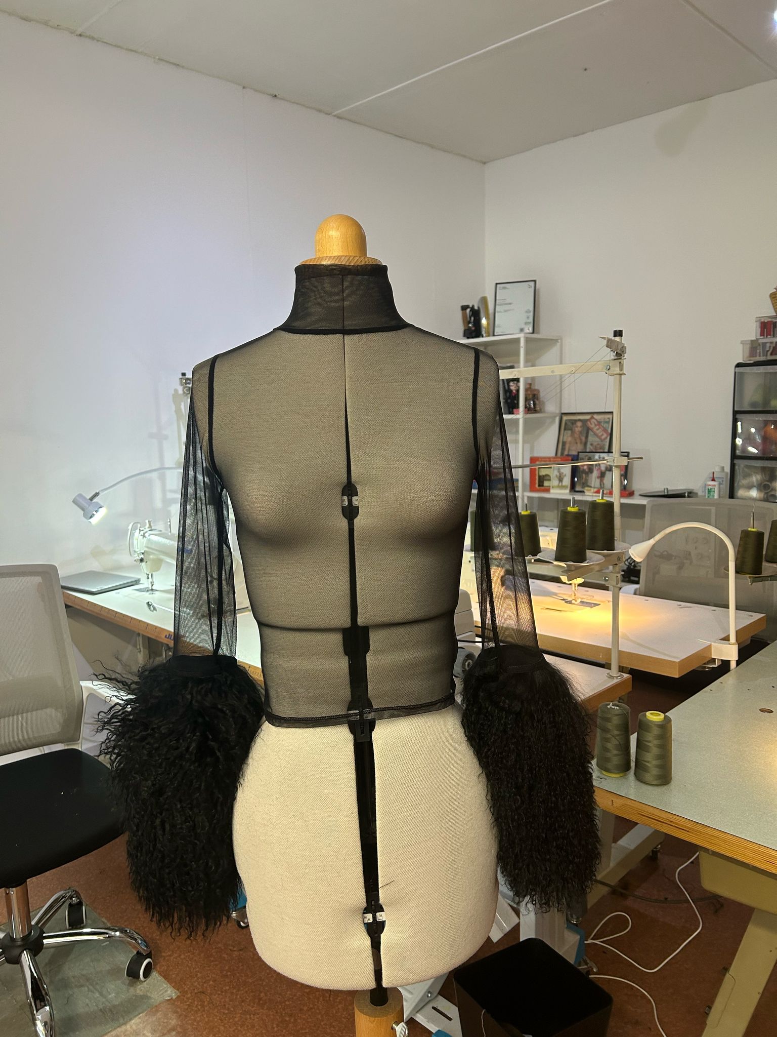 SHEER MOIRA TOP