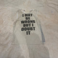 DOUBT IT SHEER TOP