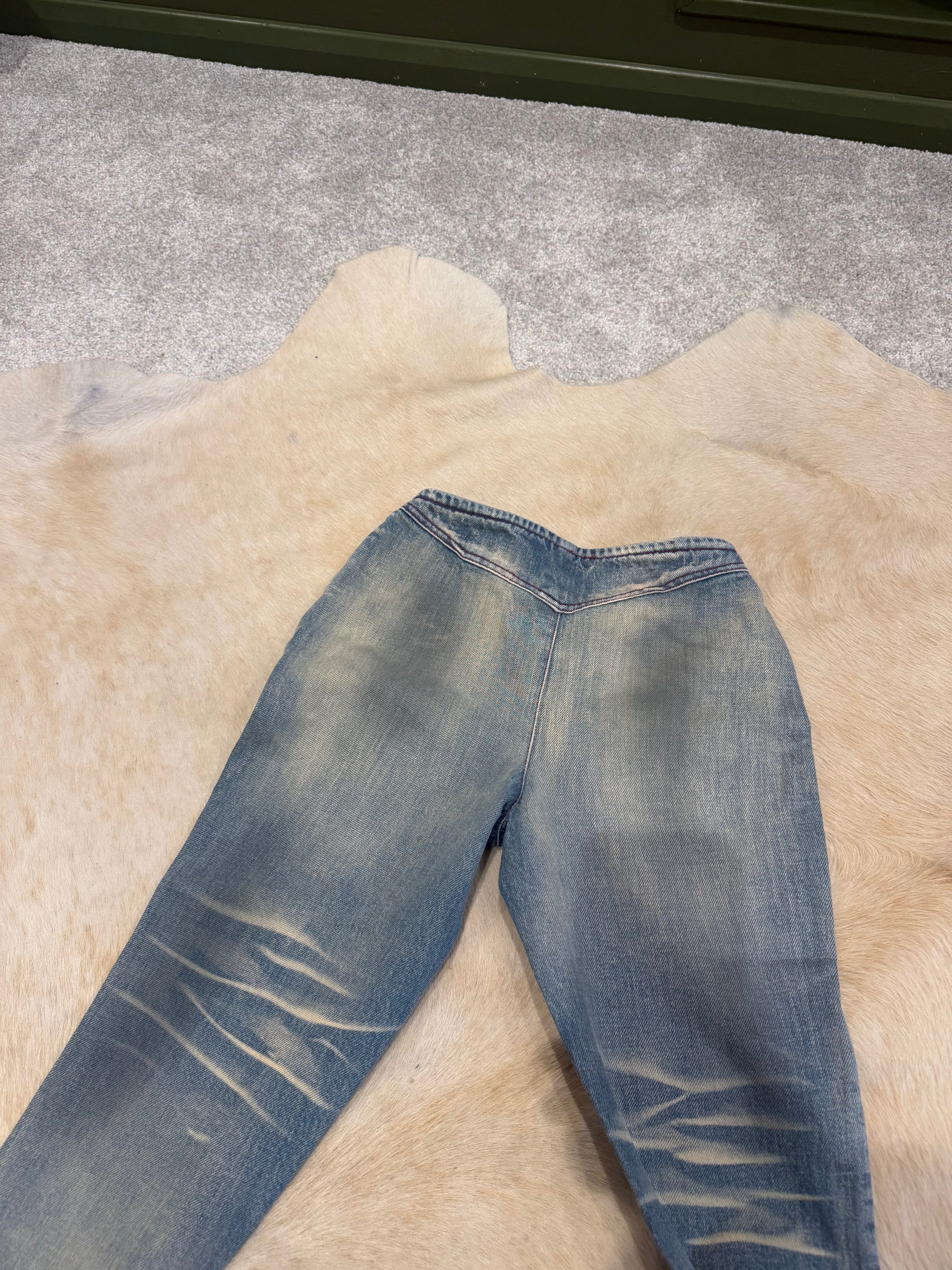 WASHED DENIM PANT