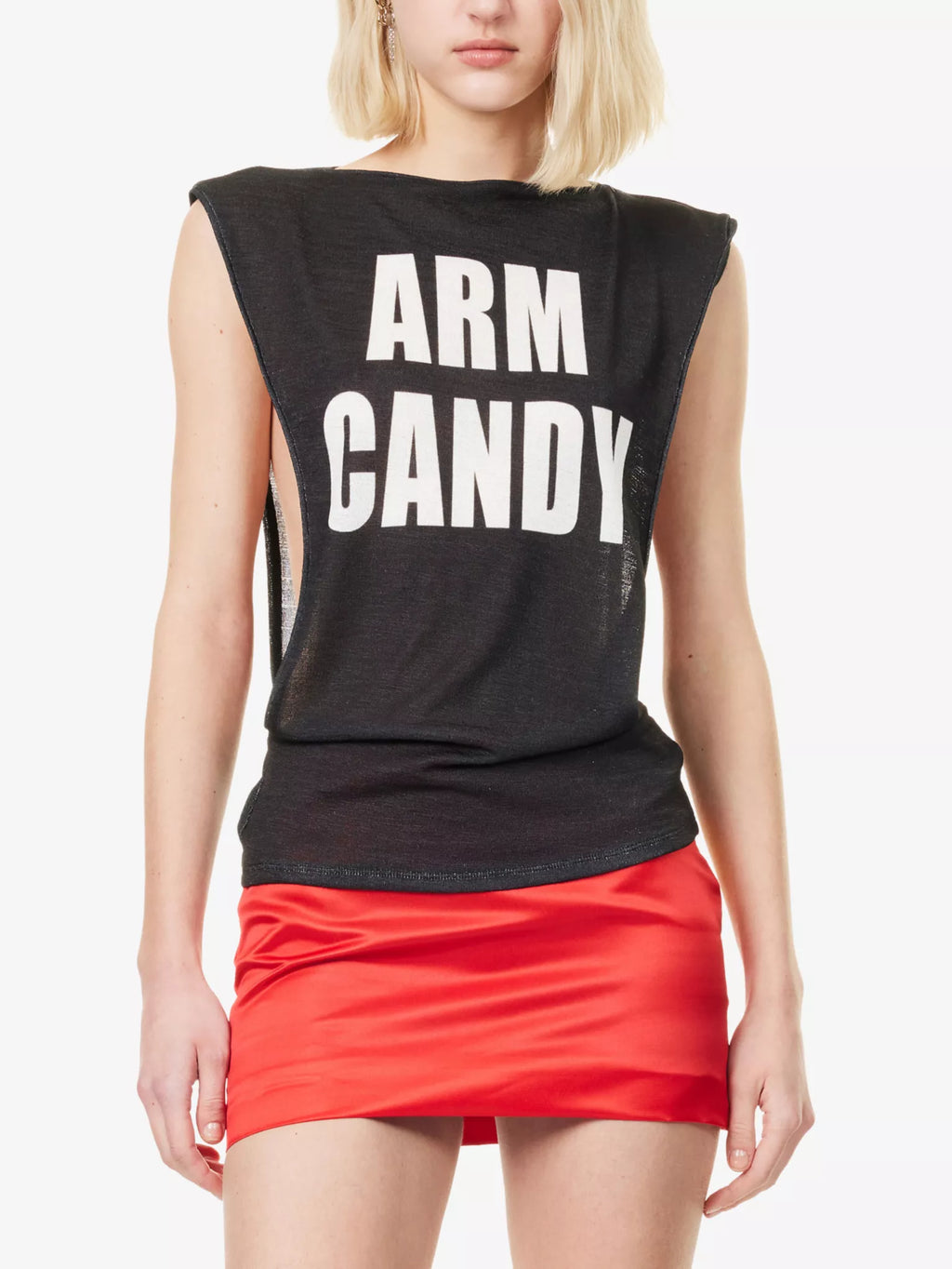 ARM CANDY KNIT TOP