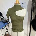 CUT OUT LYCRA TOP