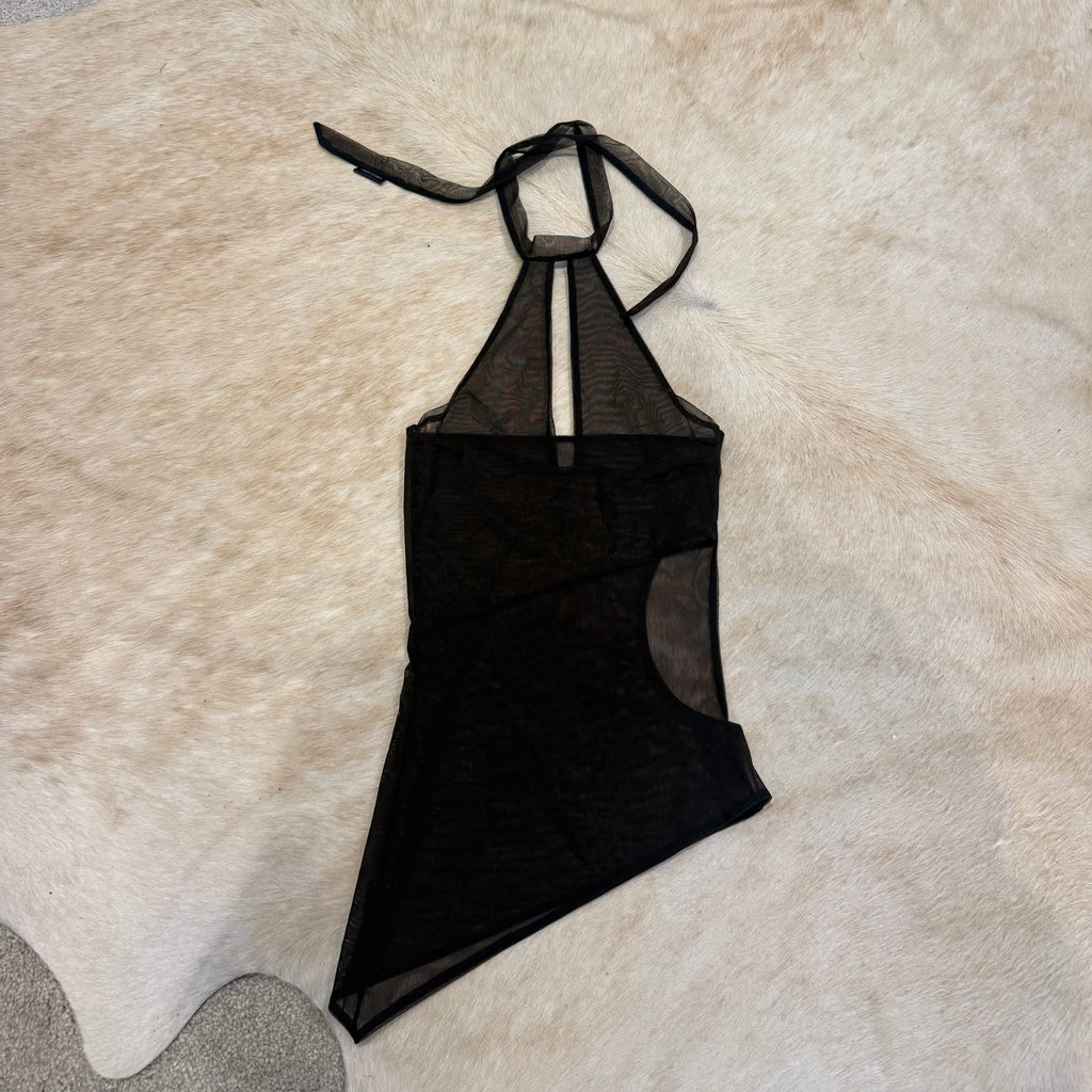 TULLE CUT OUT TOP