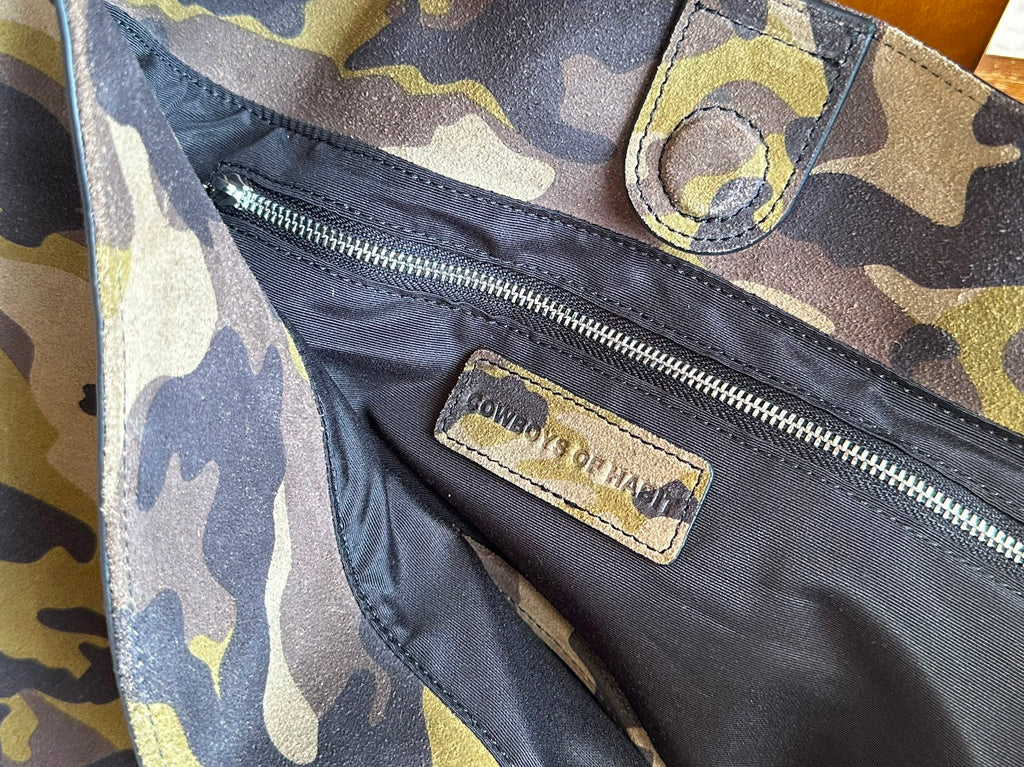 SUEDE SHOPLIFTER TOTE