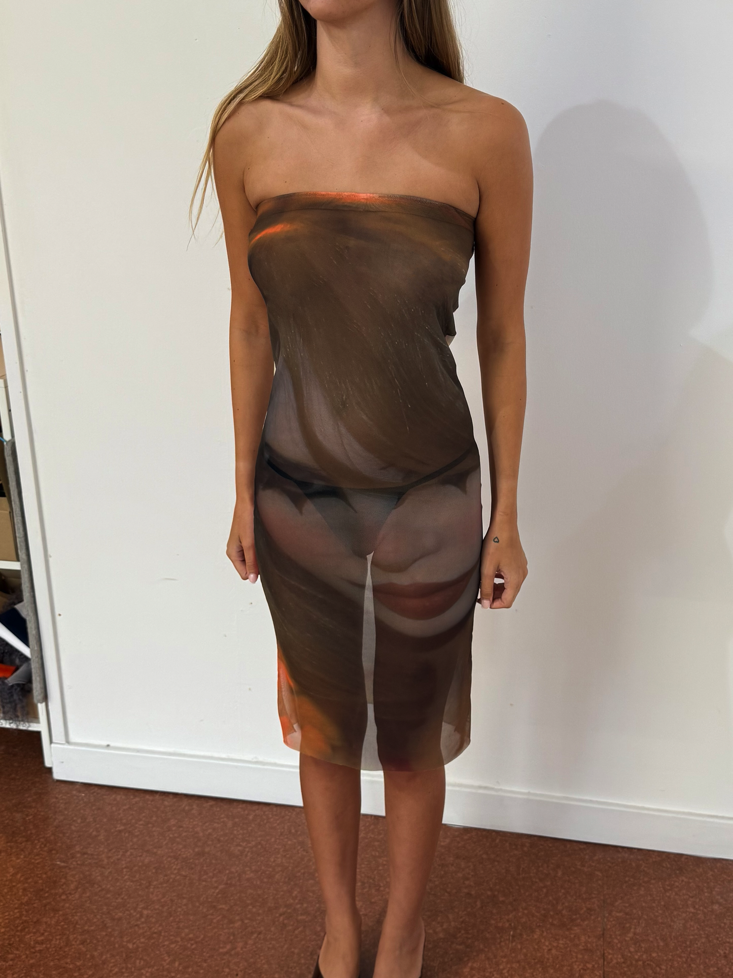 CLOWN MESH DRESS/SKIRT