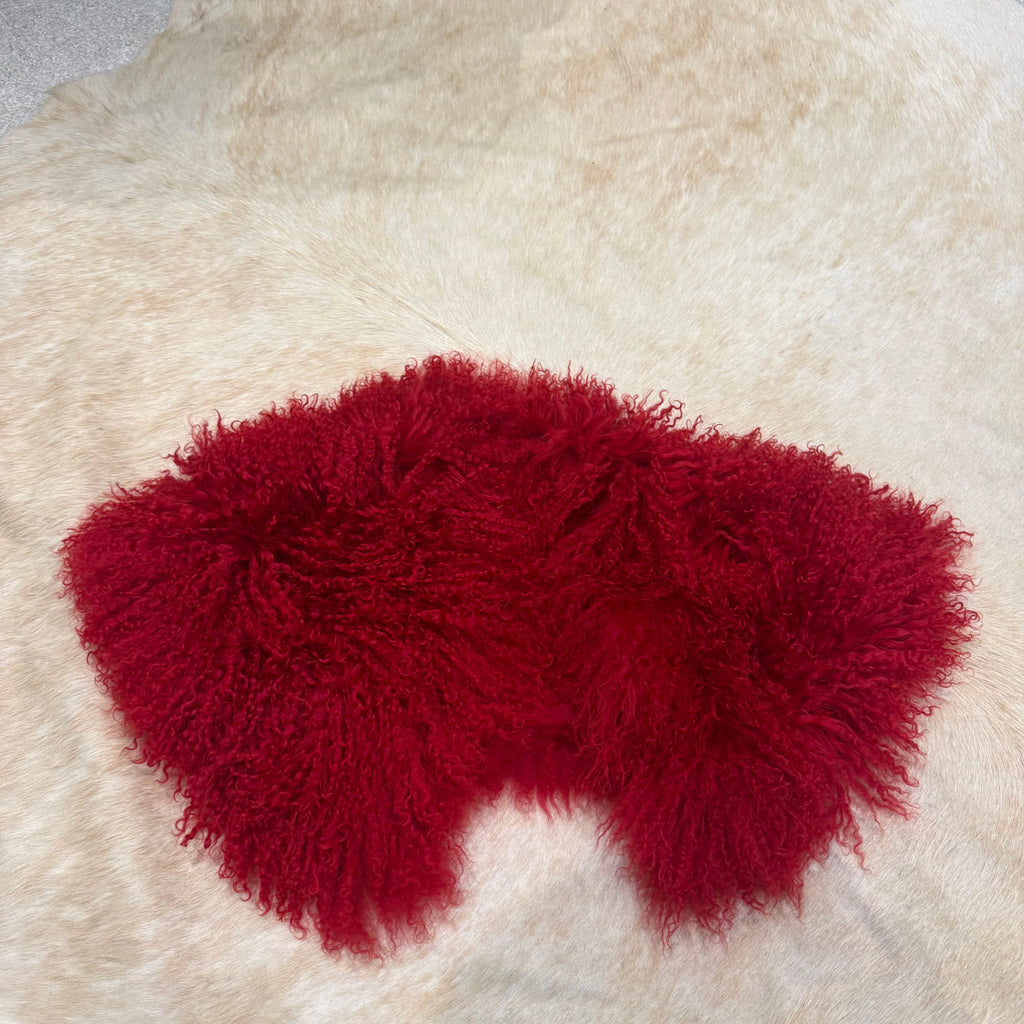 SHEARLING CAPE