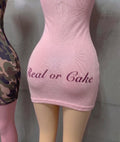 REAL OR CAKE MINI DRESS