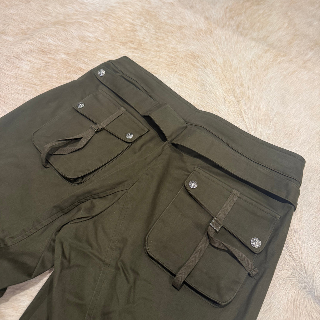 KHAKI CAPRI PANTS