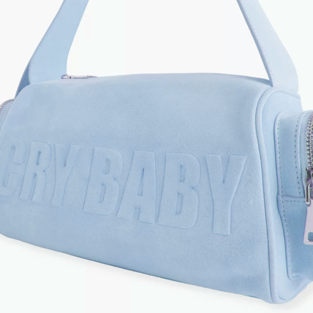 CRY BABY SUEDE BAG BLUE