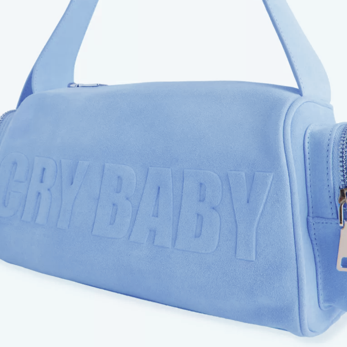 CRY BABY SUEDE BAG BLUE