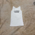 J’ADORE COWBOYS TANK (logo on back)