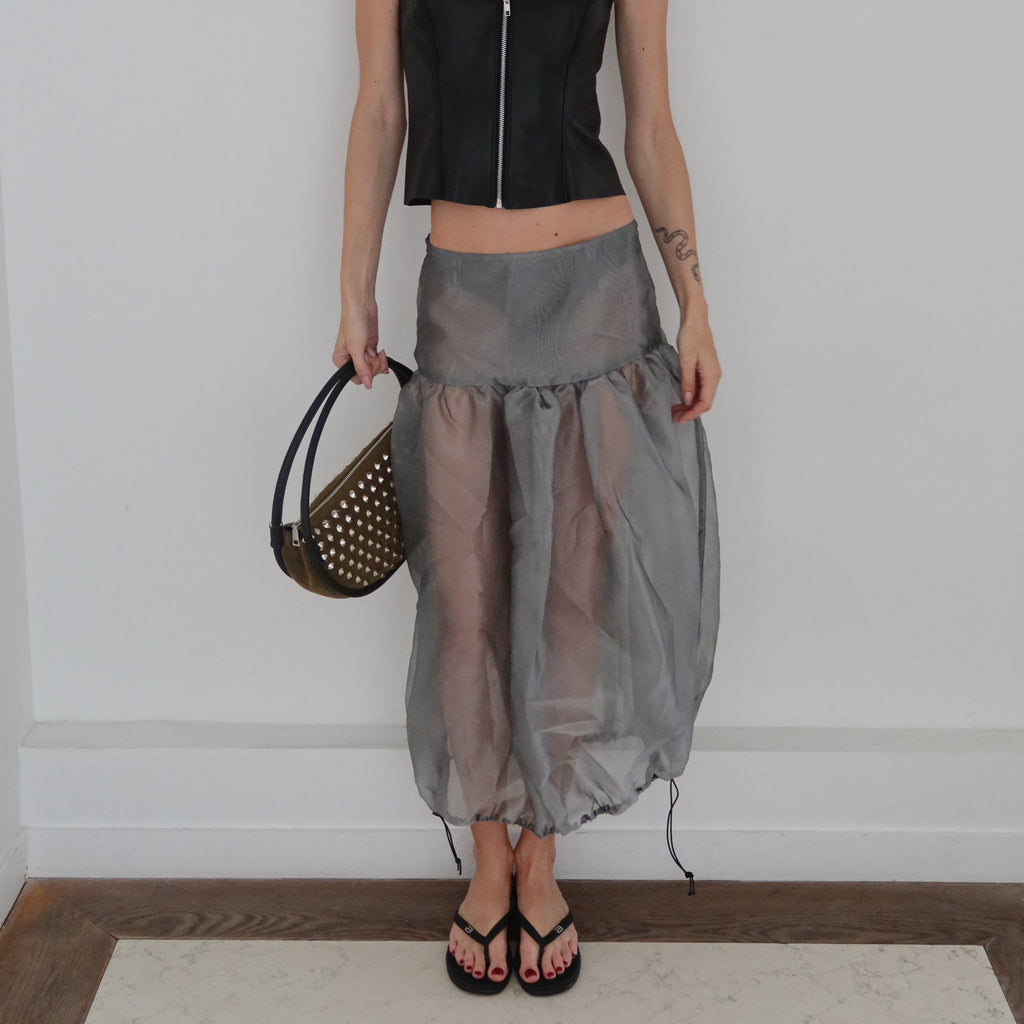 SILK BUBBLE SKIRT