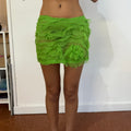 3D SILK SKIRT