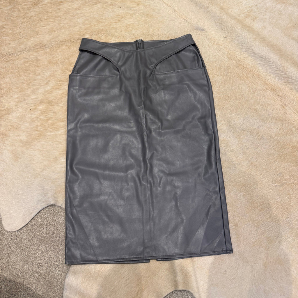 CUT OUT MIDI SKIRT