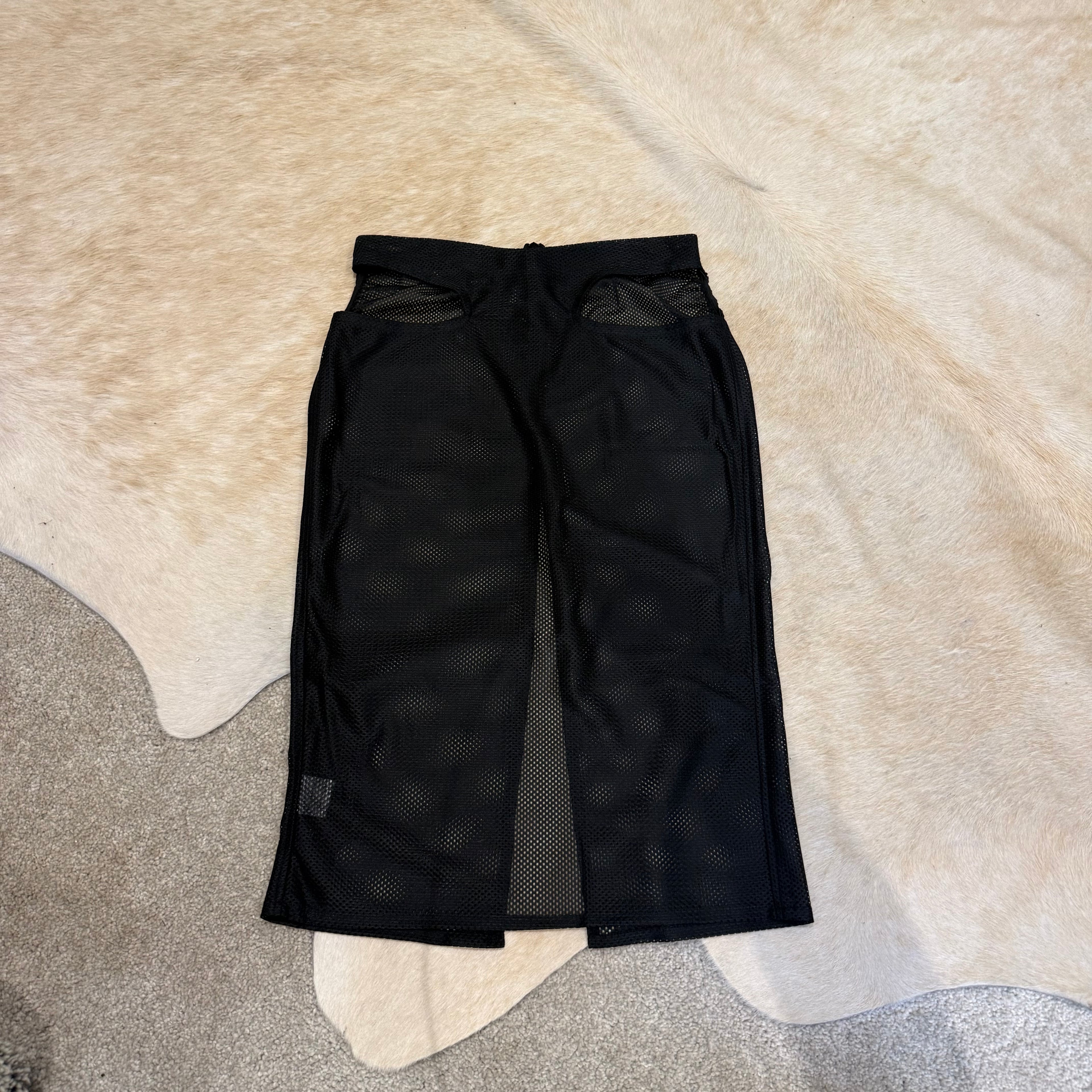 AIRTEX CUT OUT MIDI SKIRT