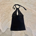 MESH CUT OUT HALTER