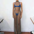 SHEER TULLE MAXI