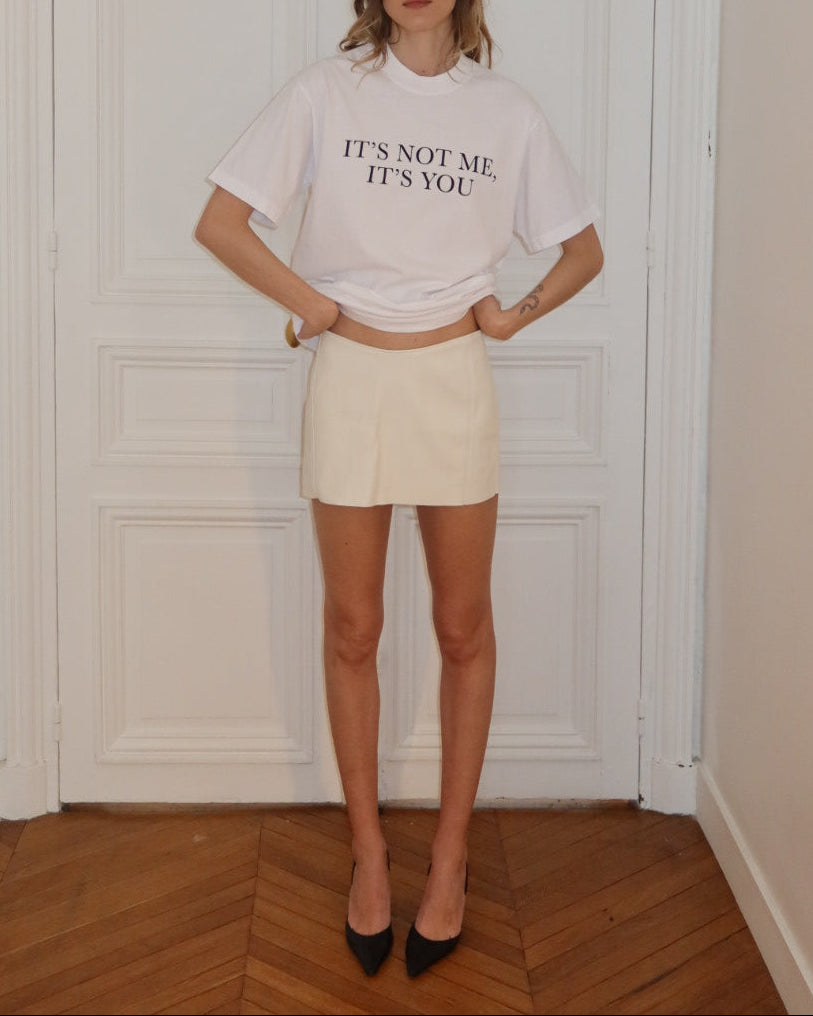 IT'S NOT ME TEE - WHITE