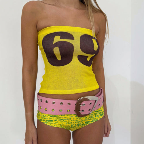 69 YELLOW TUBE TOP