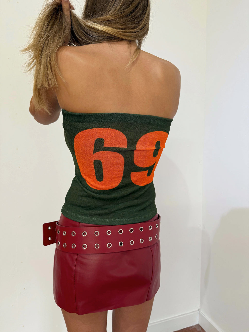 69 KHAKI TUBE TOP