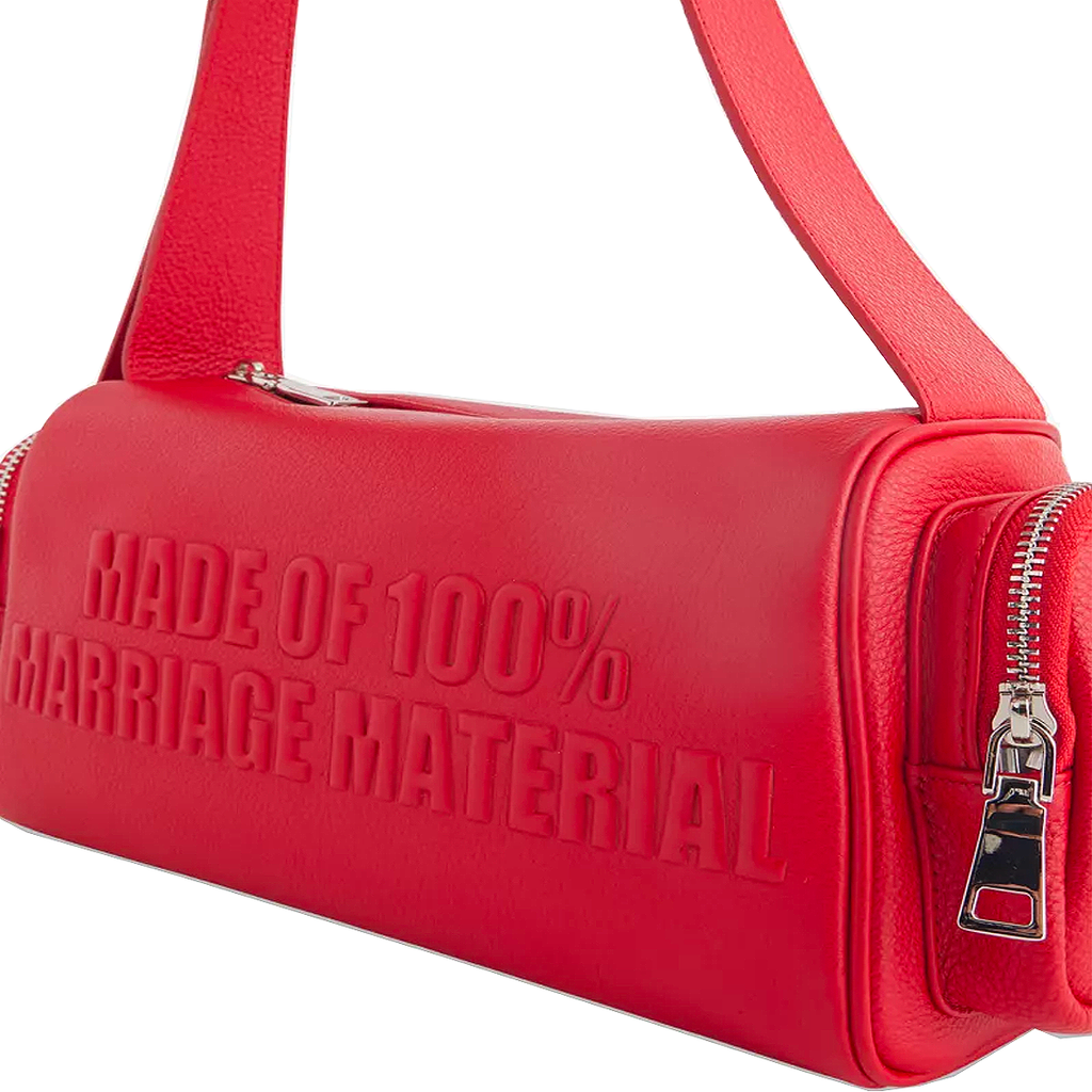 MARRIAGE MATERIAL LEATHER BAG