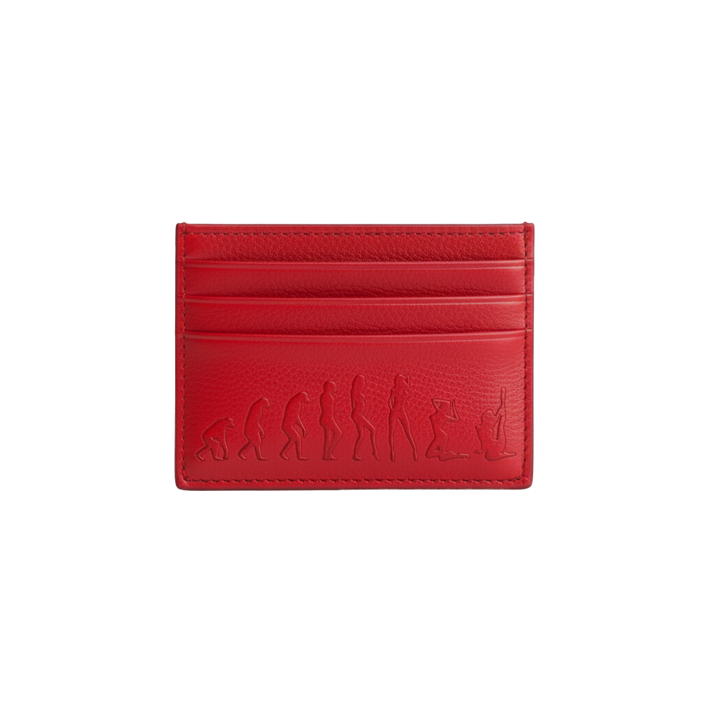 EVOLUTION OF WOMAN CARDHOLDER RED