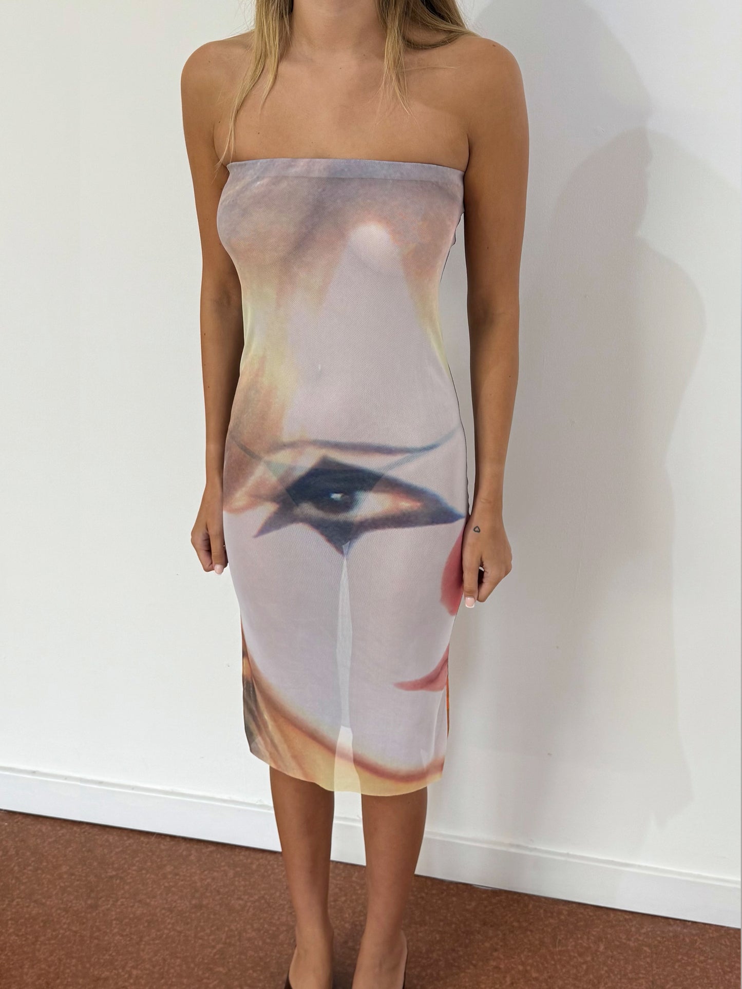 CLOWN MESH DRESS/SKIRT