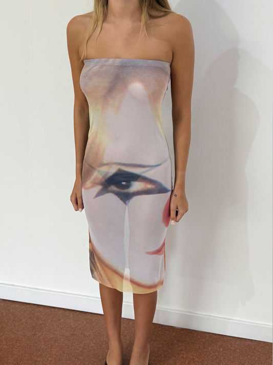 CLOWN MESH DRESS/SKIRT