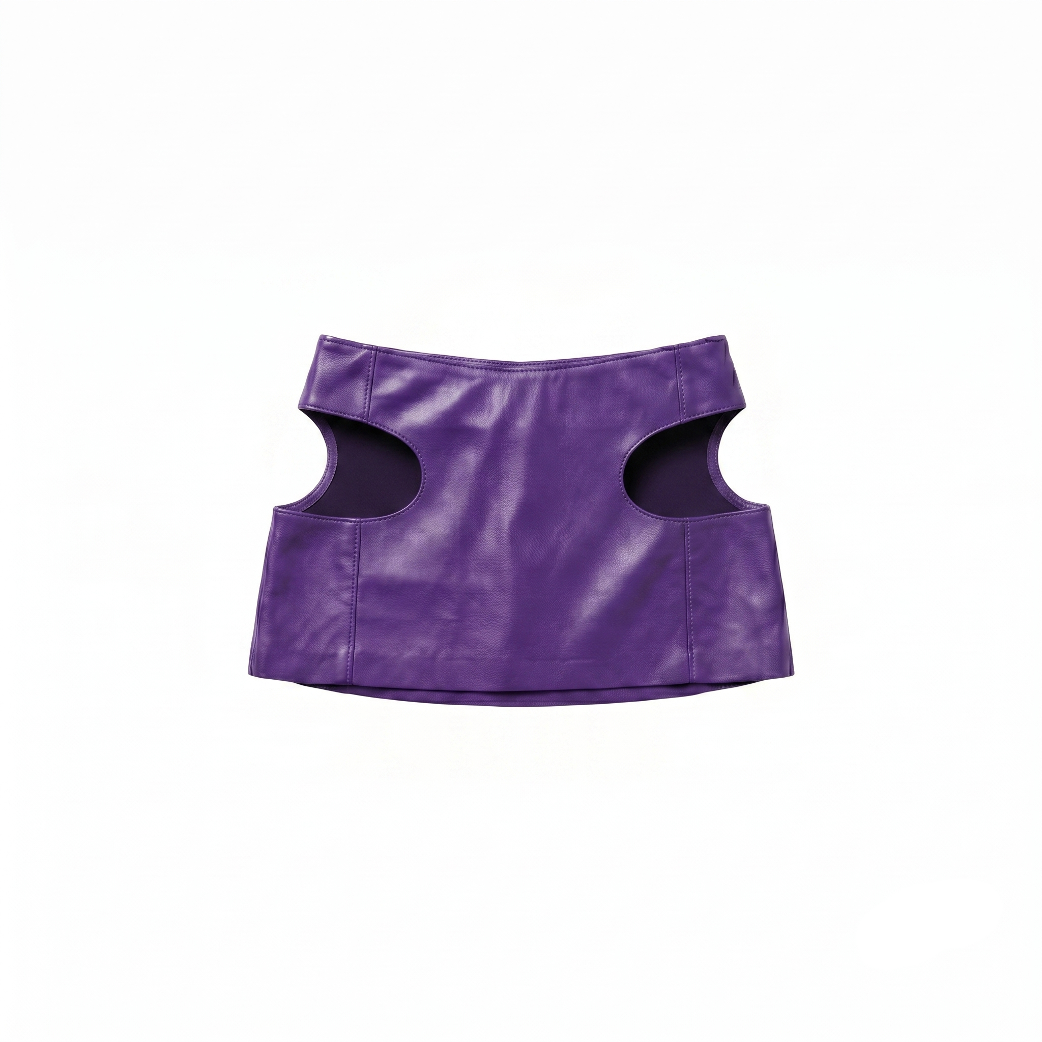 BARELY THERE LEATHER MINI