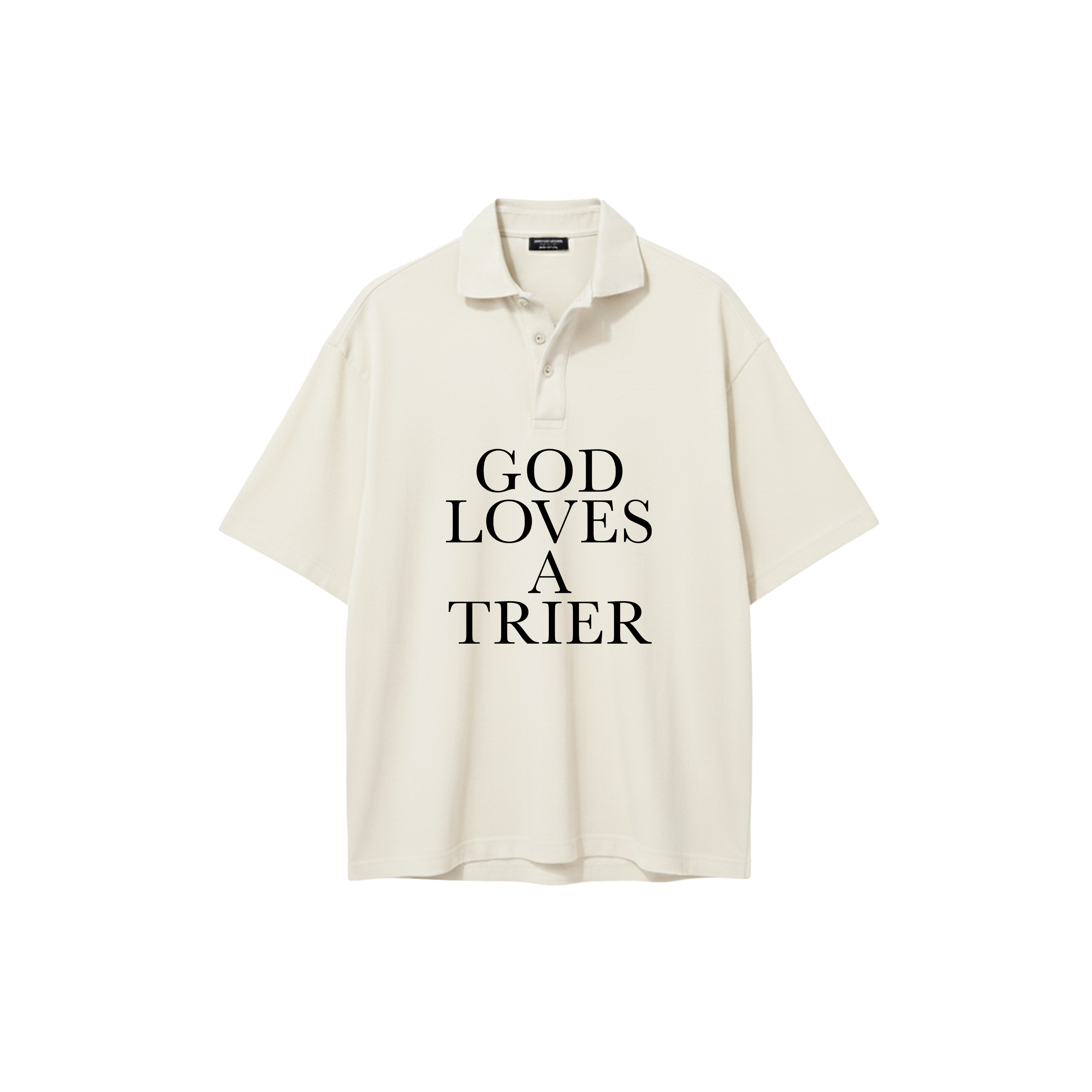 GOD LOVES A TRIER POLO