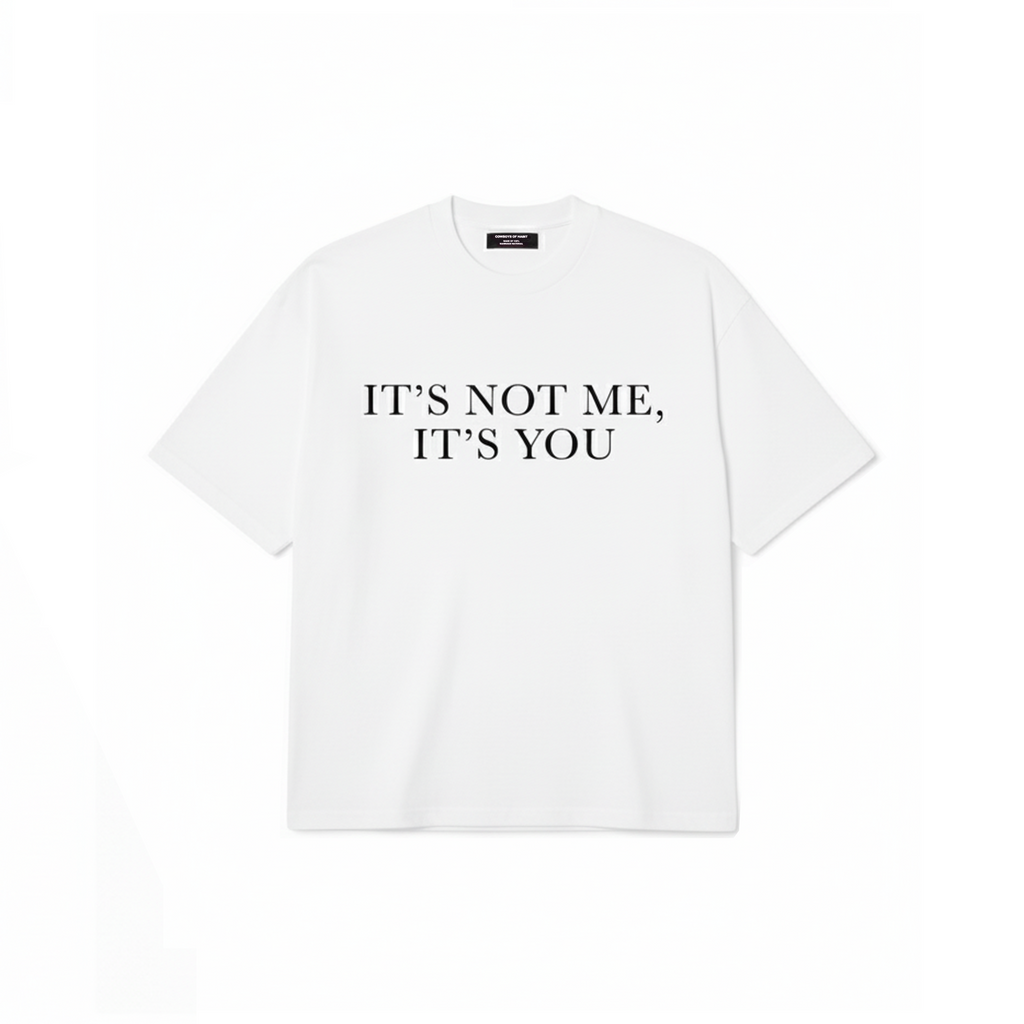 IT'S NOT ME TEE - WHITE
