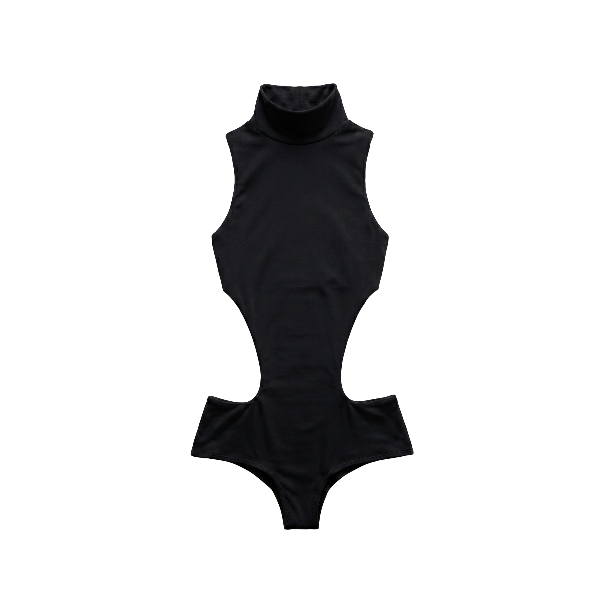 BLACK SHORTIE BODYSUIT
